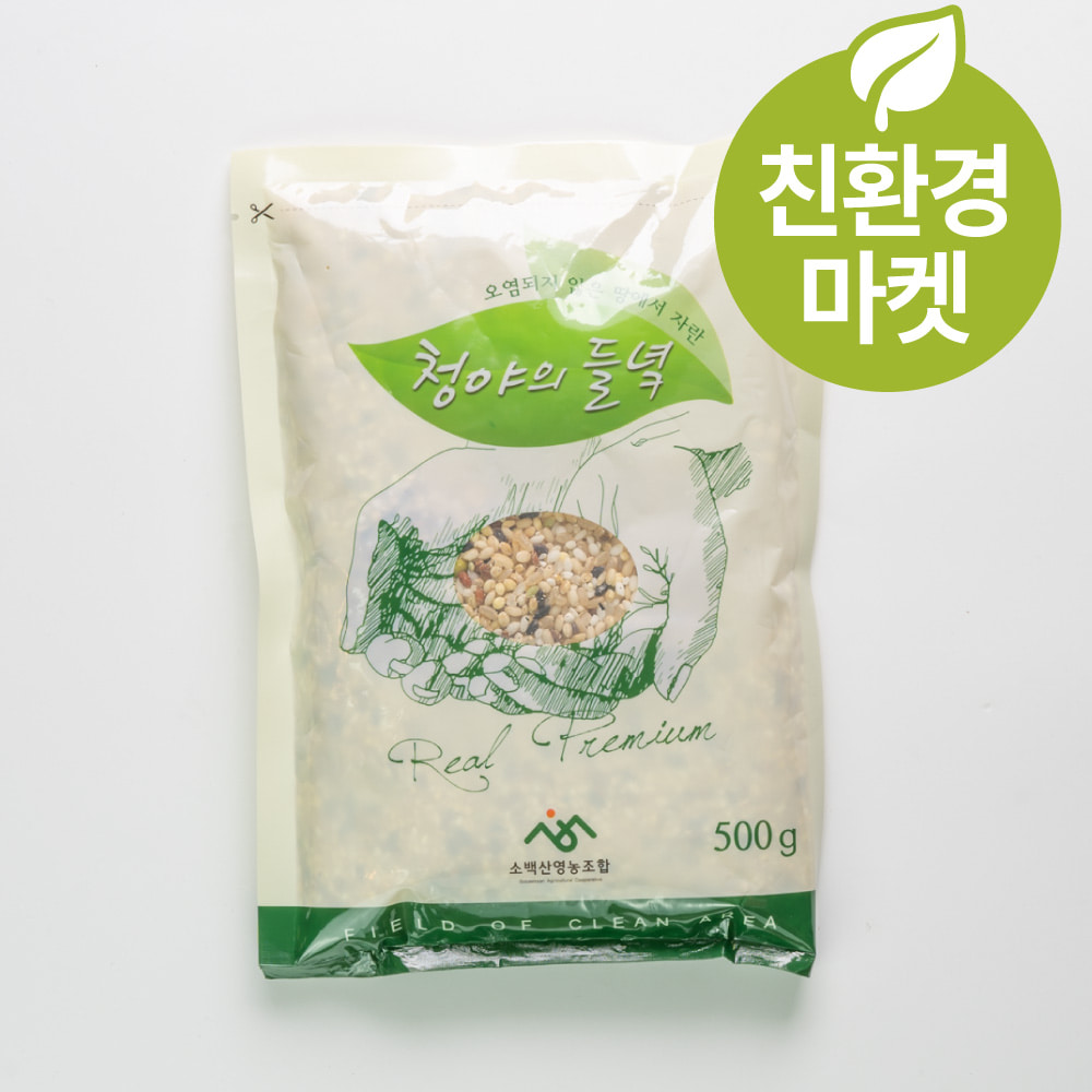 (친환경마켓) 청야의 들녘 유기농 혼합12곡 500g
